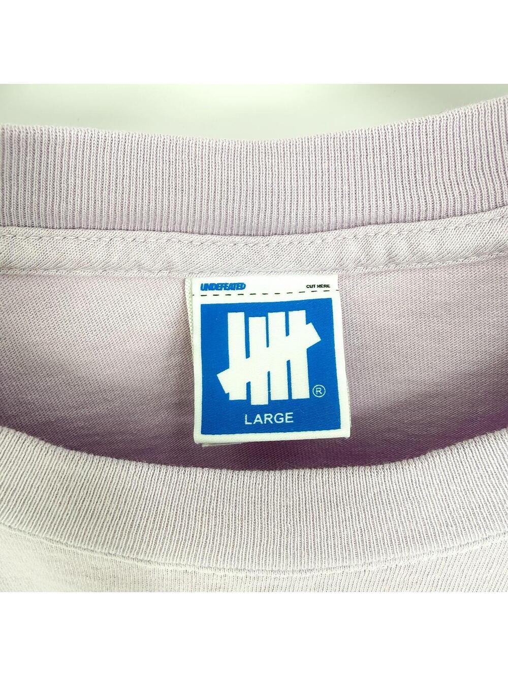 Undefeated Athletic Apparel Logo Short Sleeve T-Shirt Lavender‎ Mens Large - Picture 4 of 6